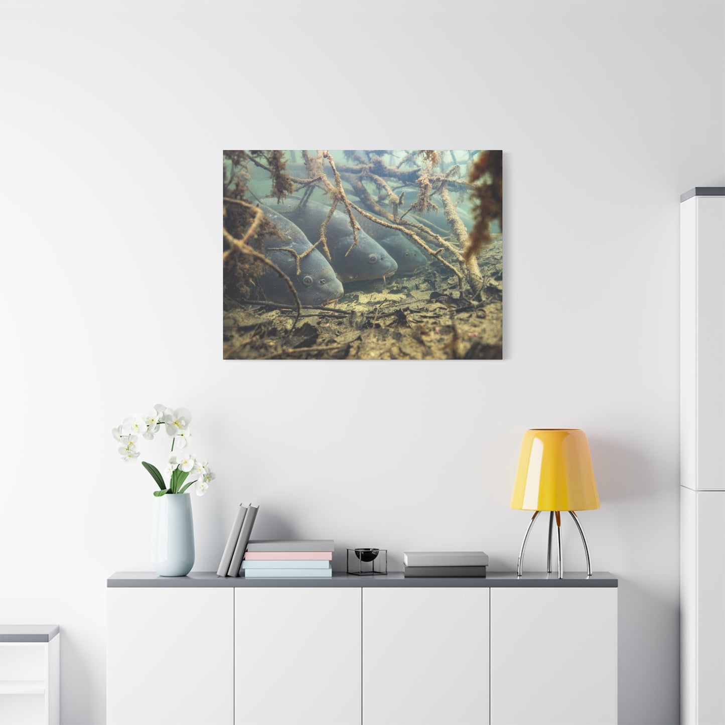 Hidden Carp Canvas Print
