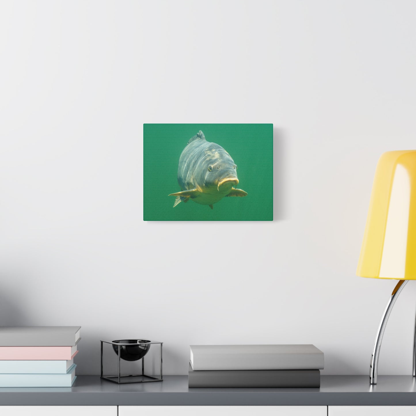 Face to Face Carp Canvas Print
